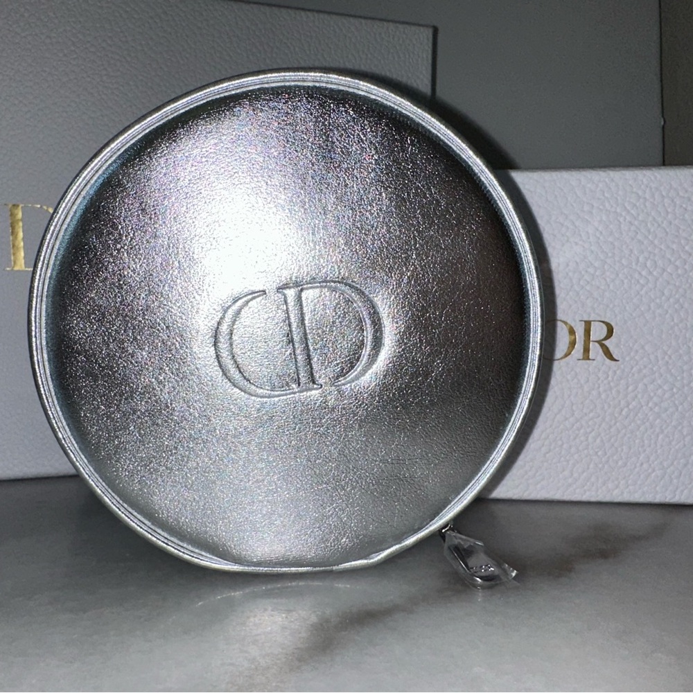 Dior Silver Round Case